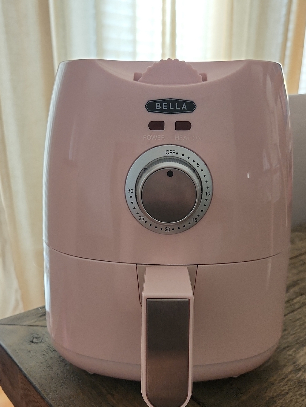 bella Pink Compact Air Fryer 2 Qt